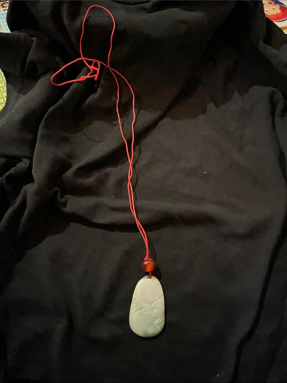 Red Cord Jade Pendant Necklace - Women Jewelry